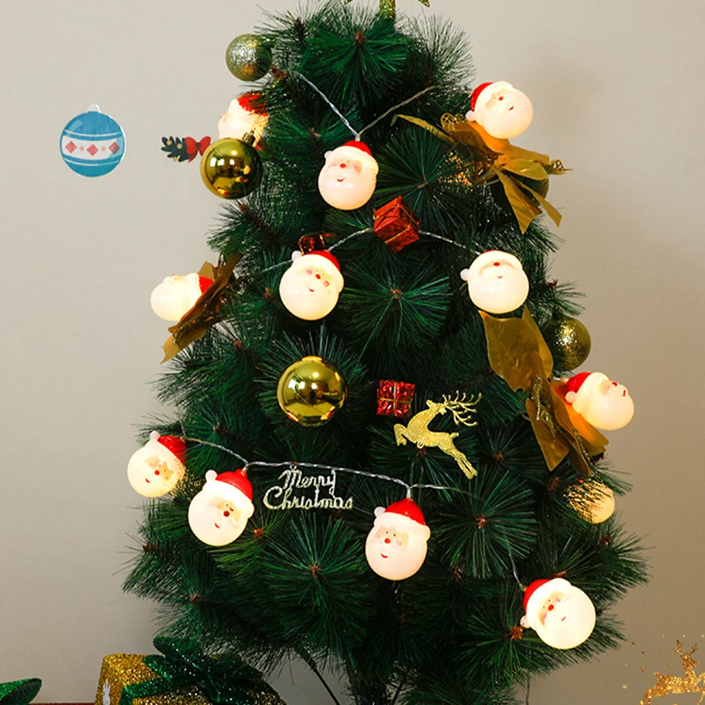 Christmas old man snowman LED scene decoration string lights