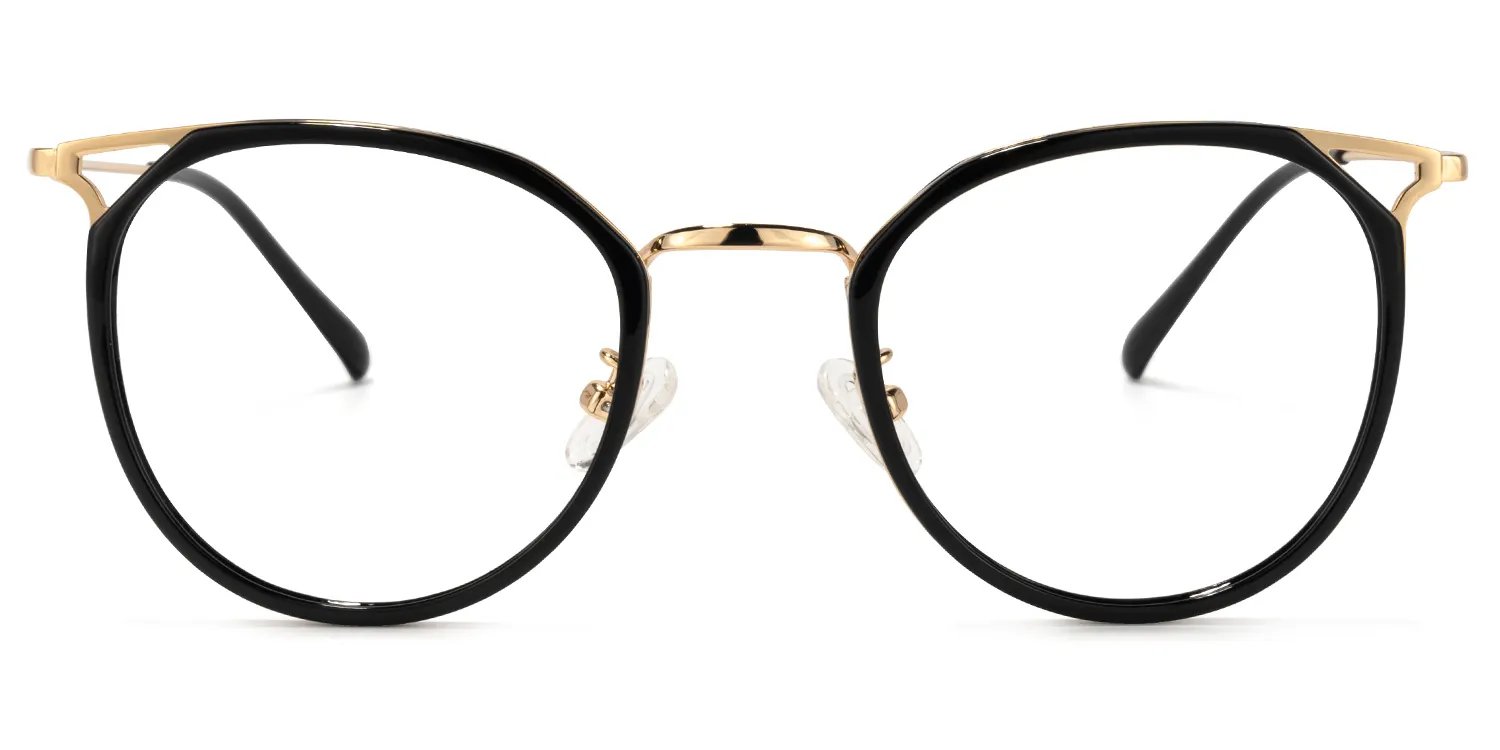 Juanita Schwarze Cateye Brille Schwarz