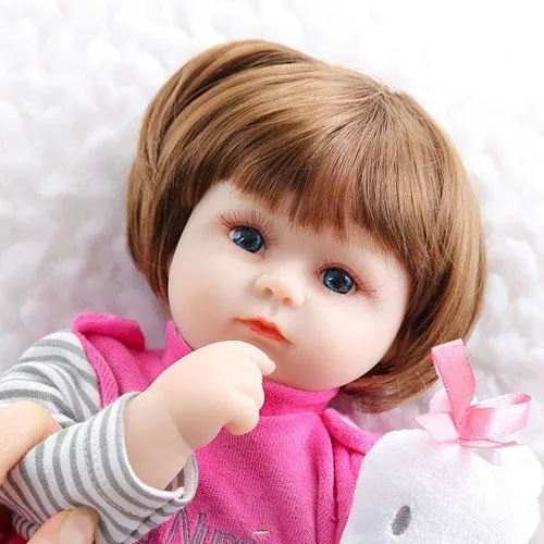 16" Little Morgan Reborn Baby Doll Girl (Cloth Body) - Reborn Shoppe
