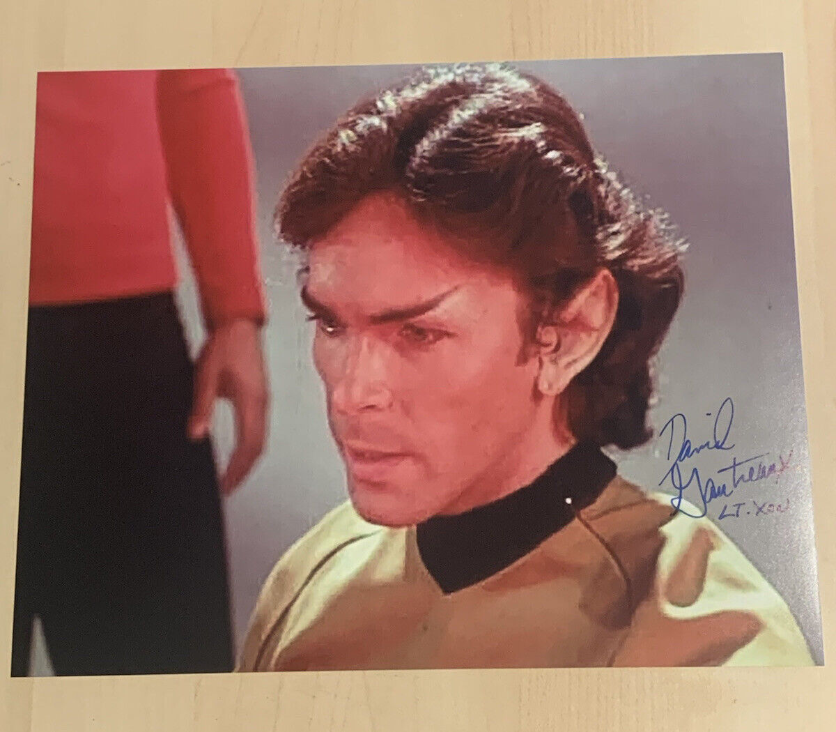 DAVID GAUTREAUX HAND SIGNED 8x10 Photo Poster painting STAR TREK AUTOGRAPHED RARE AUTHENTIC COA