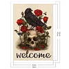 (Counted/Stamped) 11CT/14CT Crow And Skull-Cross Stitch 35*51cm/13.78*20.08in