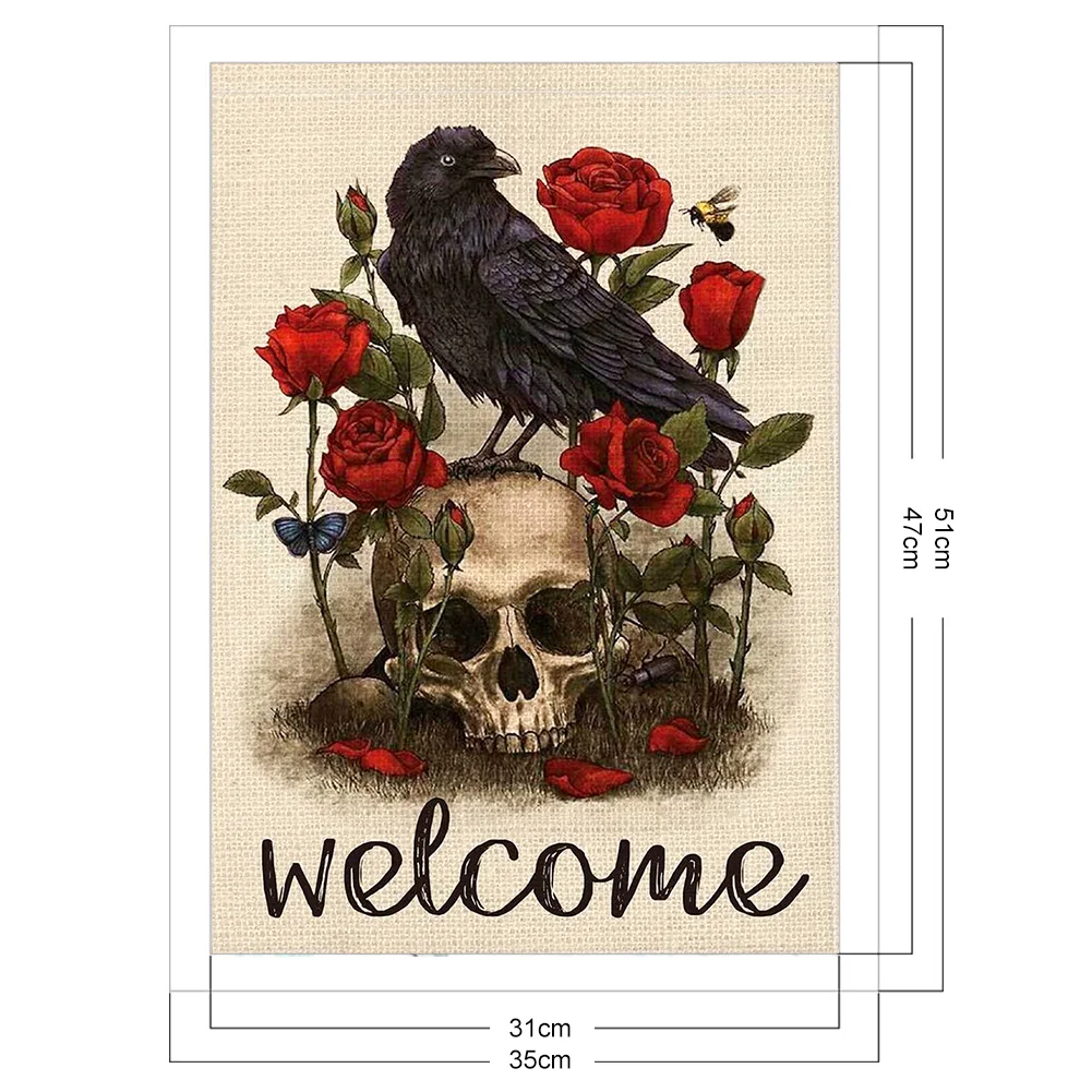 11ct Stamped Cross Stitch - Crow(35*51cm)