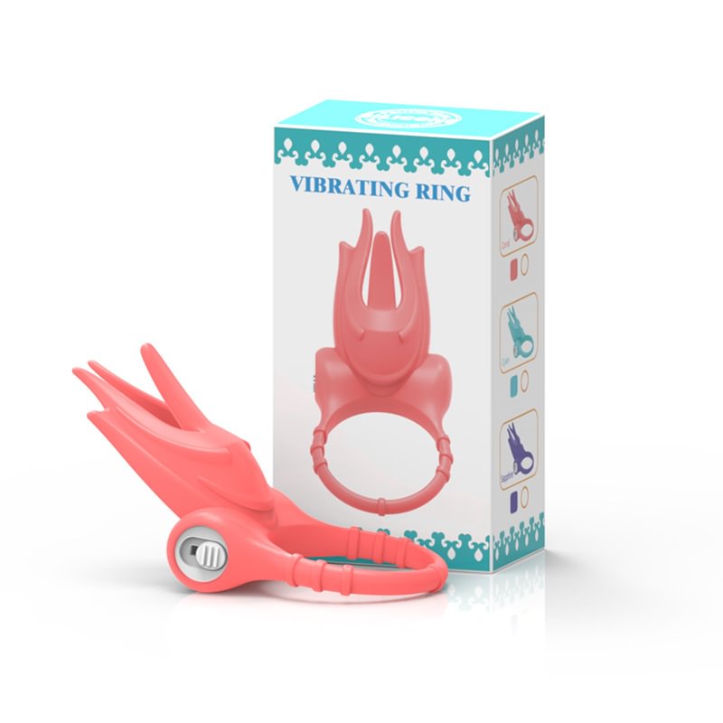 Silicone Vibrator Penis Ring Delay Ejaculation Cock Ring For Men