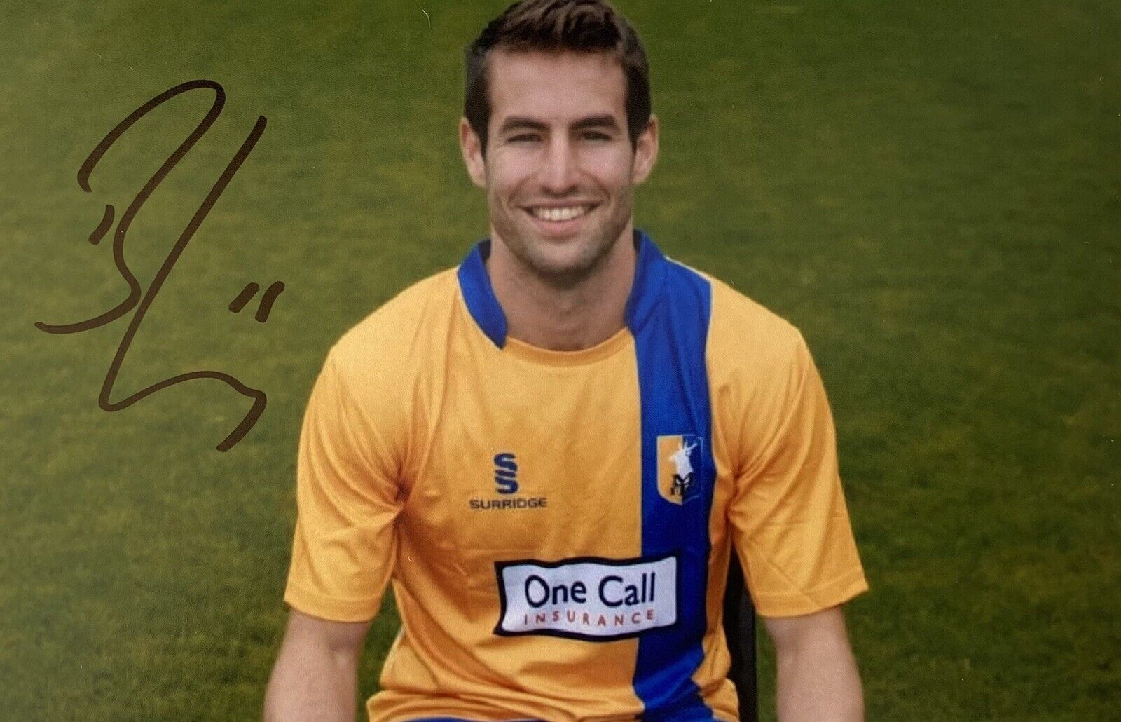 Matty Blair Genuine Hand Signed Mansfield Town 6X4 Photo Poster painting