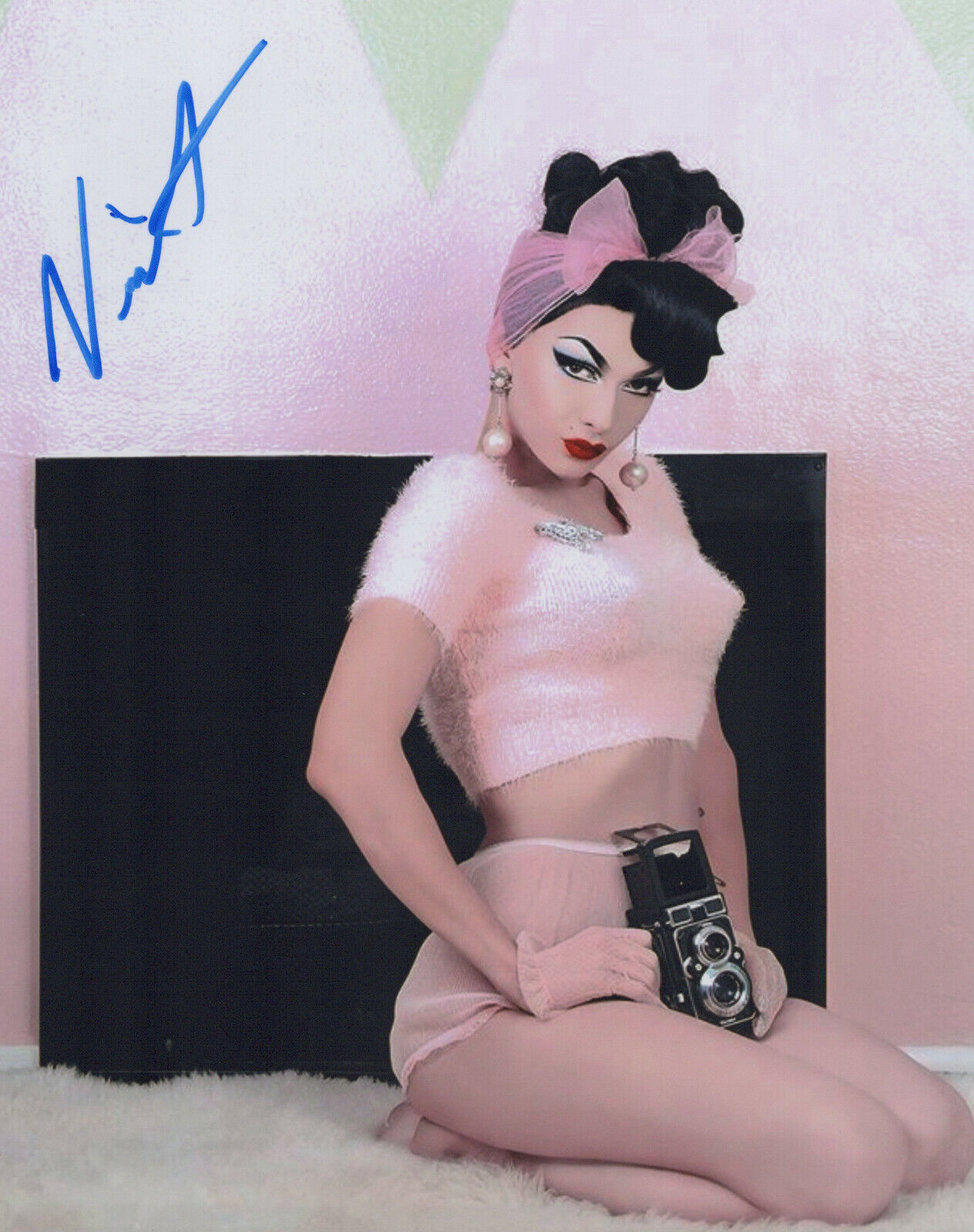 Violet Chachki (RuPaul's Drag Race) signed 8x10 Photo Poster painting In-person