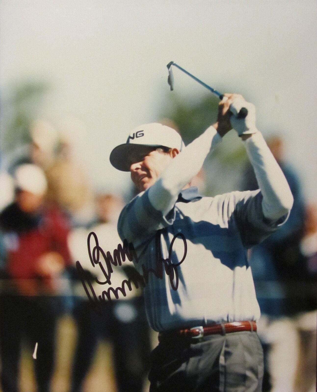 BRUCE SUMMERHAYS AUTOGRAPHED 8X10 Photo Poster painting w/COA & HARD TOP LOADER PGA TOUR PGA