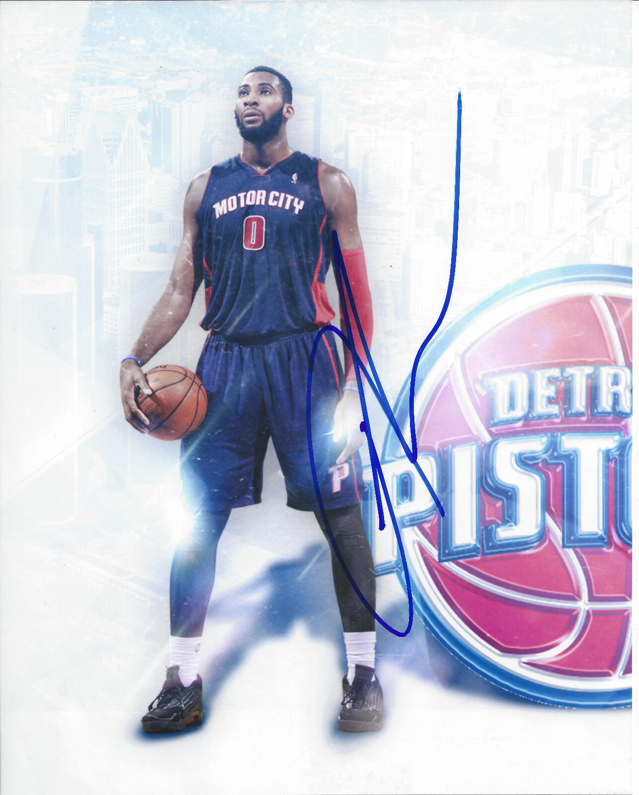 Andre Drummond autographed 8x10 Detroit Pistons #1  Shipping