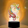 DIY Diamond Painting 7 Color Night Light Lamp Home Decoration Ornament Gift Kit(Unicorn)