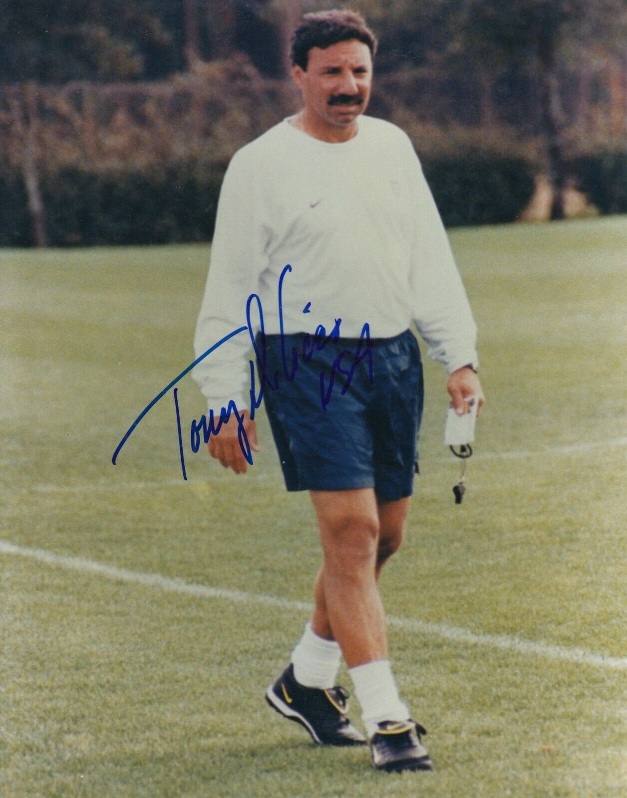 Tony DiCicco #1 8x10 Photo Poster painting Signed W/COA Soccer