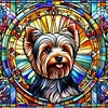 Diamond Painting-DIY Full Round Drill Stained Glass Dog