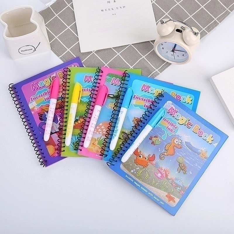 Kids Coloring Book Baby Puzzle Water Graffiti Water Picture Book Repeated Use Magic Album Creative Gift