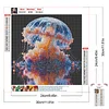 (Box Packaging)Diamond Painting -DIY Round Drill Jellyfish