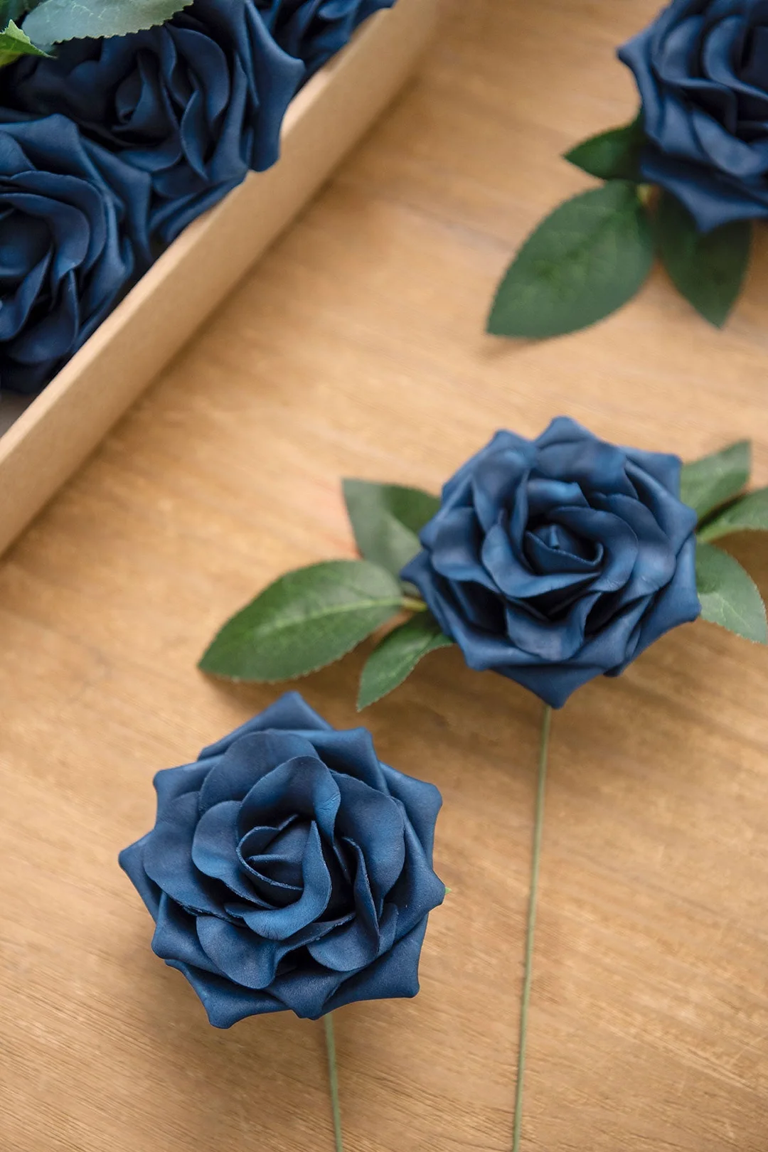 3.5" Foam Avalanche Rose with Stem - 16 Colors