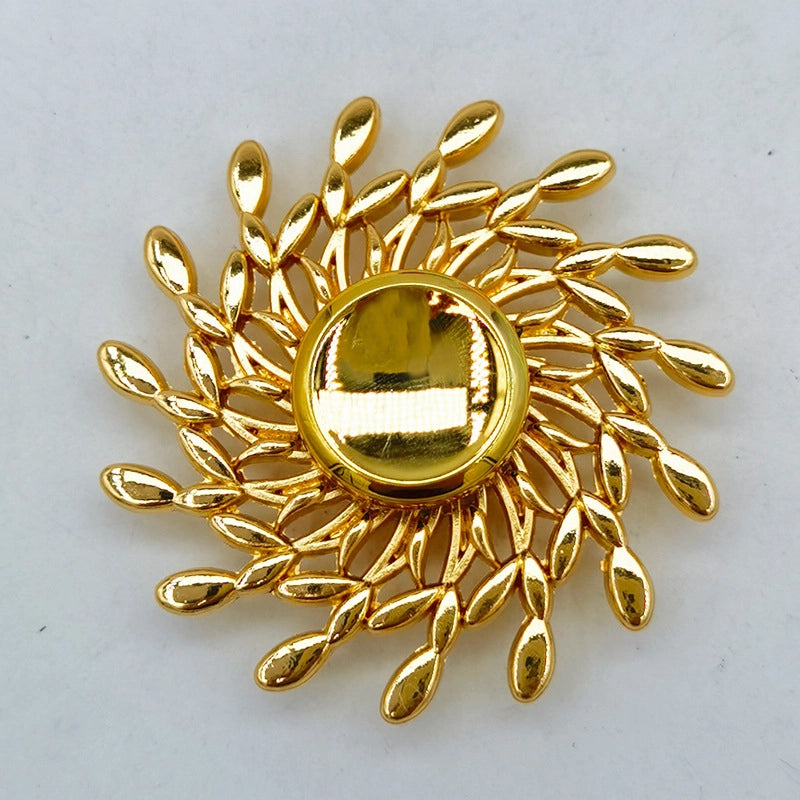 Creative Zinc Alloy Bronze Hand Spinner Finger Rotating Decompression Toy