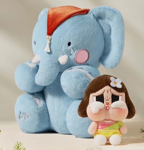 Pop Mart Crybaby Elephant Plush Doll Hello Thailand Series