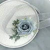 10PCS Babysbreath Rose Corsage Boutonniere Wrist Artificial Flower Wedding Catering Bridal Groom Guests Bouquets 
