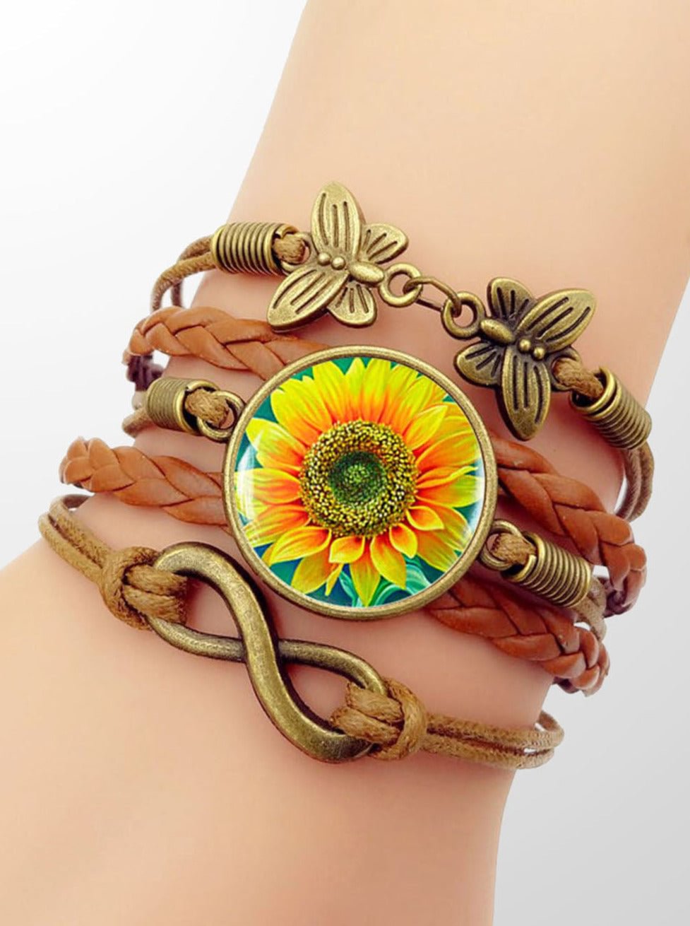 Sunflower Multi Braided Bracelets