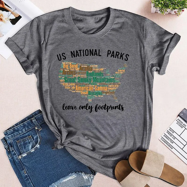 All 59 National Parks vacation T-shirt -02881-Annaletters