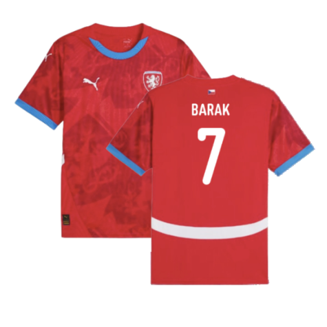 Tschechien Antonin Barak 7 Home Trikot EM 2024