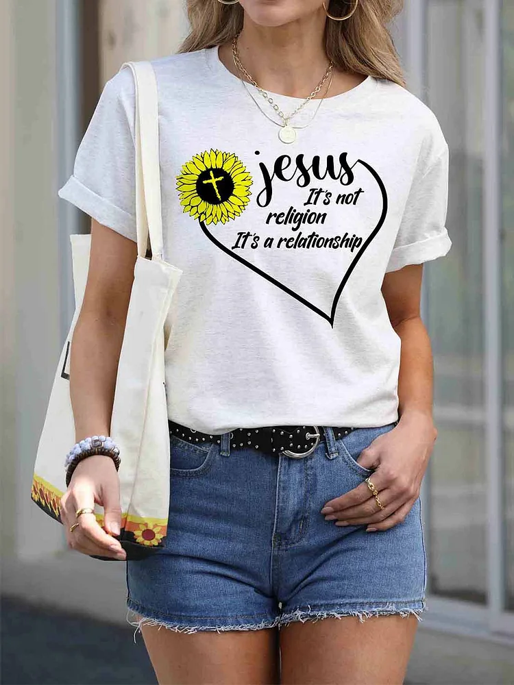 Bestdealfriday Jesus Is Not Religion T-Shirt 11285604