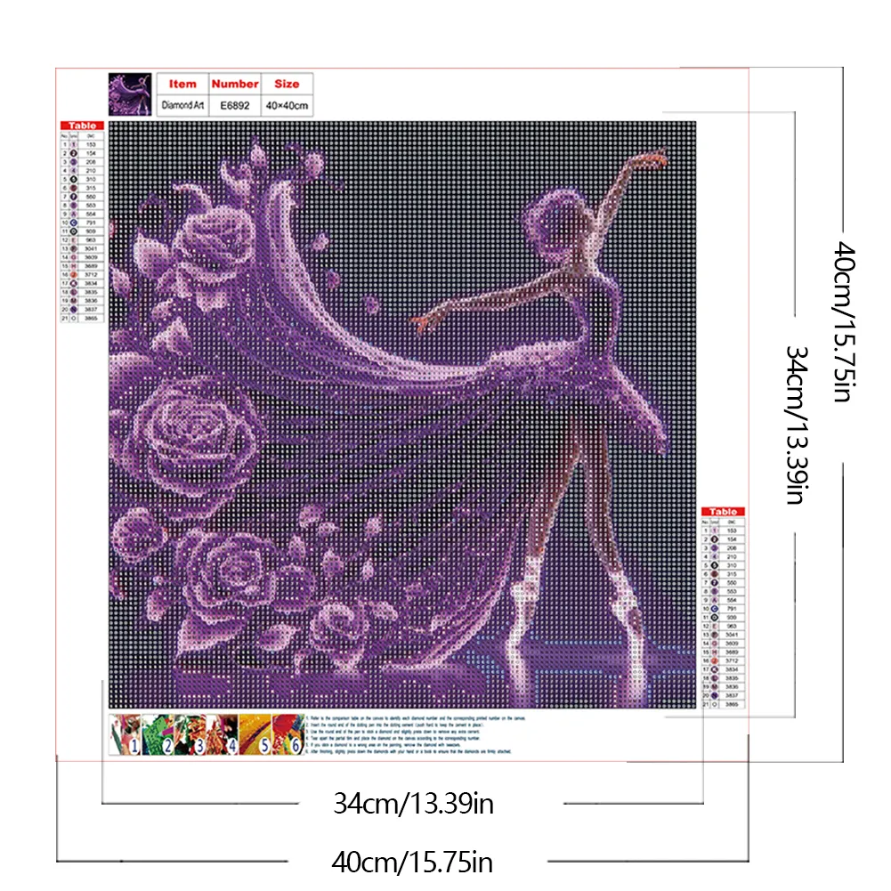 Diamond Painting - Full Round Drill - Girl(Canvas|40*40cm)
