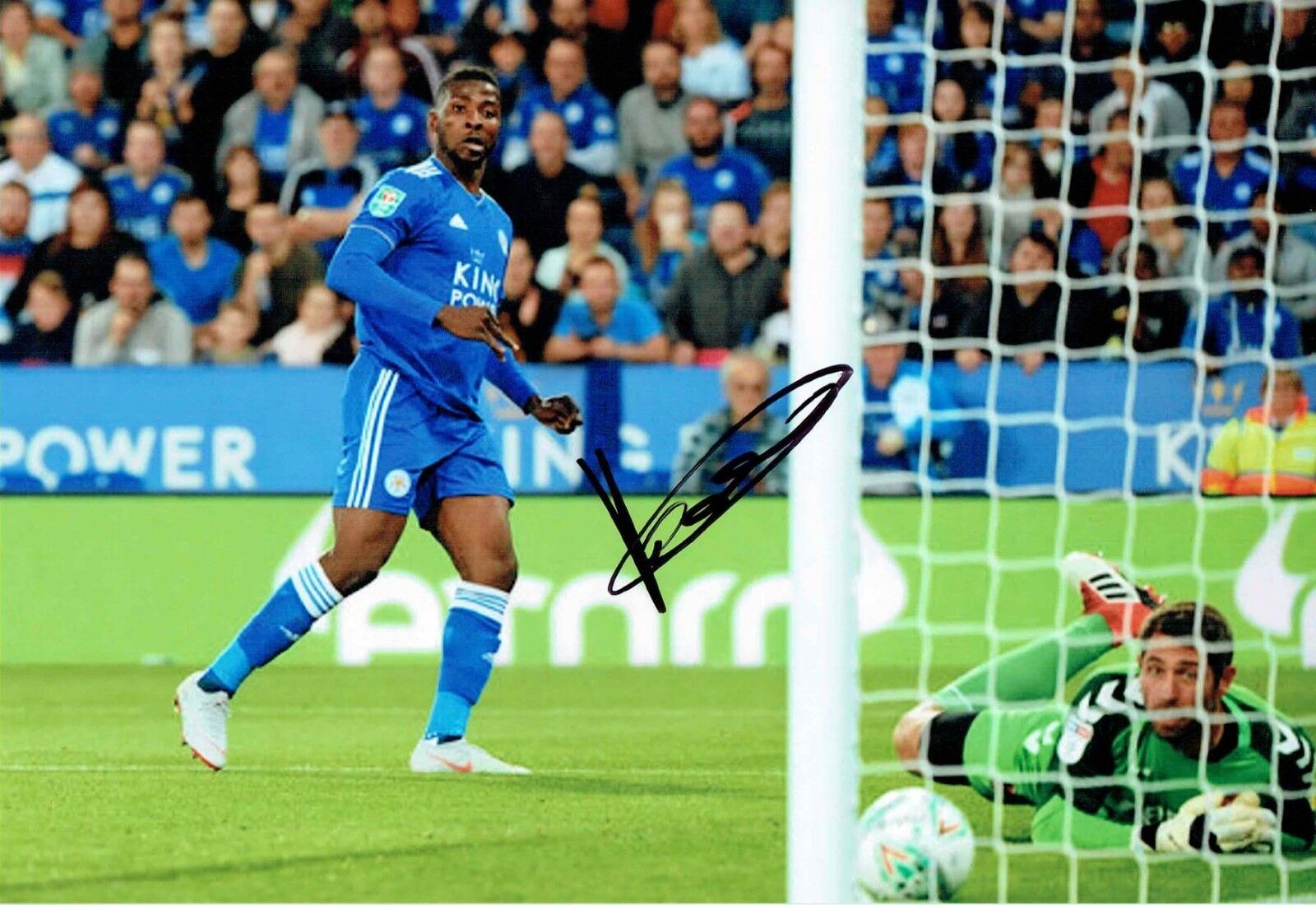 Kelechi IHEANACHO Signed Autograph Photo Poster painting 3 AFTAL COA Leicester City Nigeria