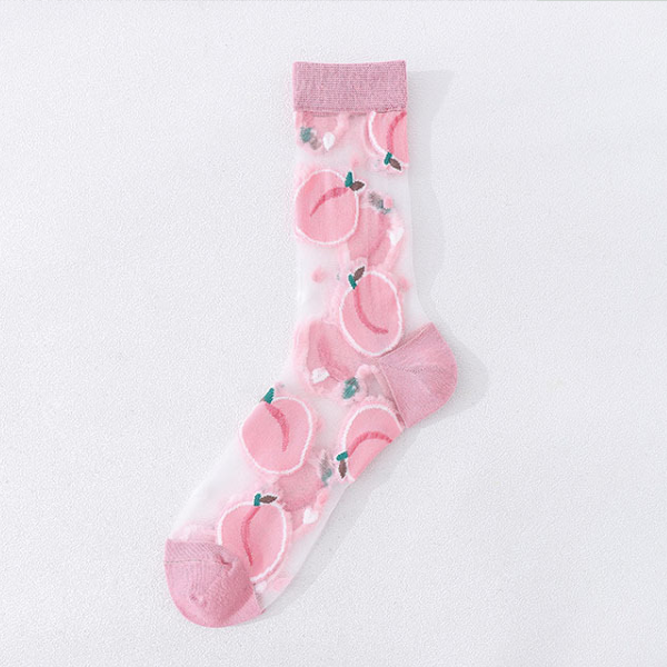 Sweet Cute Peach Socks SP16377
