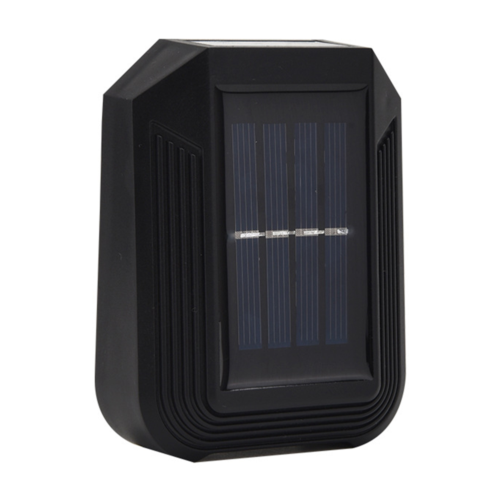 

6LED Solar Wall Lamp Outdoor Waterproof Up and Down Garden Stair Yard Light, White light, 501 Original
