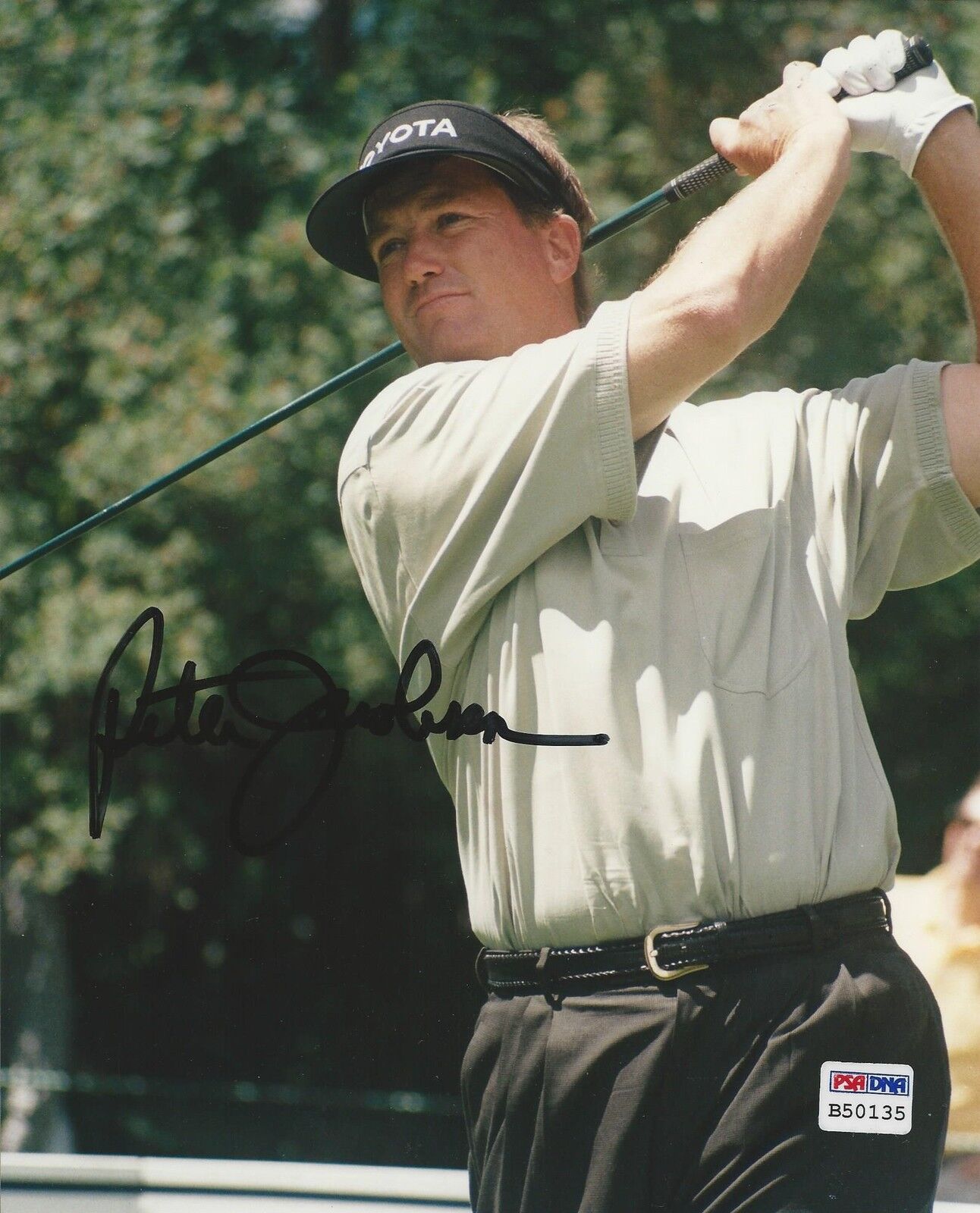 Peter Jacobson PGA Golf signed 8x10 Photo Poster painting PSA/DNA #B50135