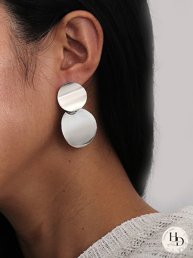 1 Pair Drop Earrings Hoop Earrings For Women's Party Evening Street Gift Alloy Geometrical Birthday