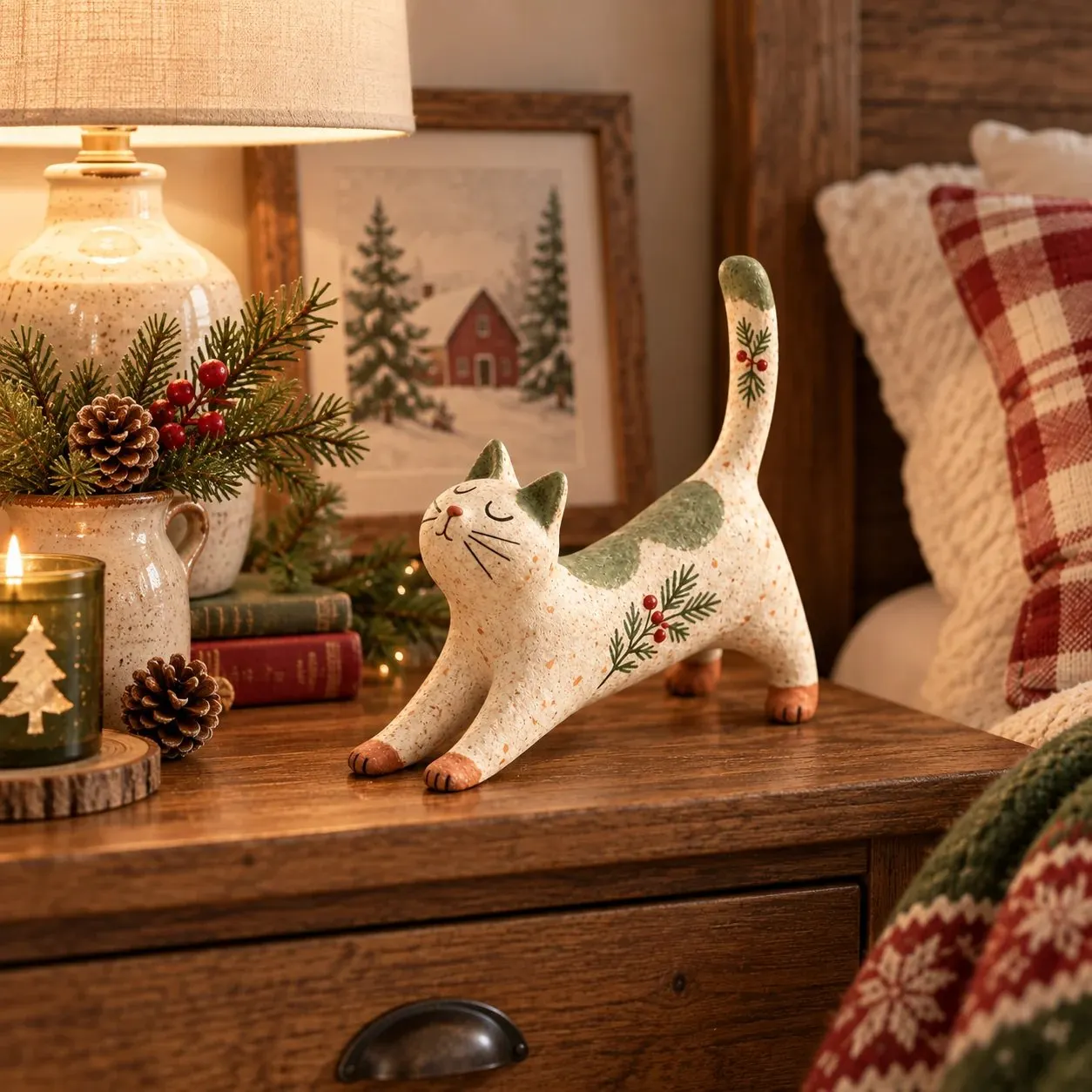 Rustic woodland Christmas details