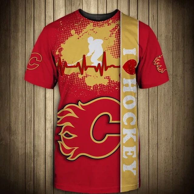 Calgary Flames Short Sleeve T Shirt