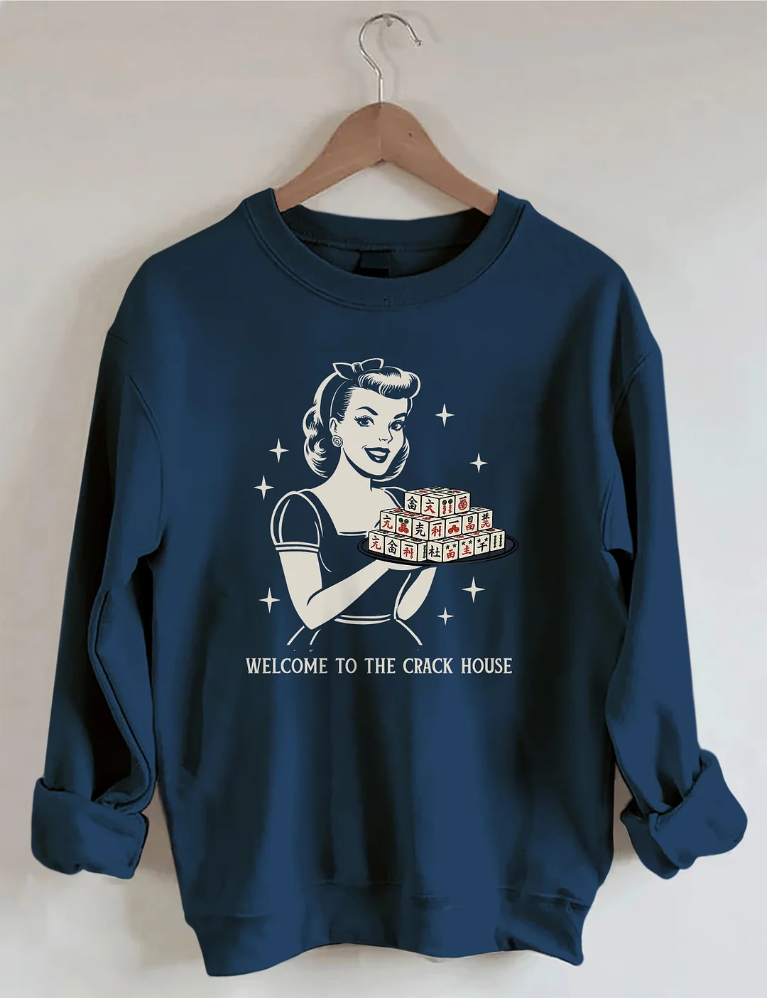 Welcome To The Crack House Mahjong Sweatshirt
