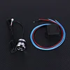 Vehicle Start Press Button Push Switch Ignition Starter Blue Light