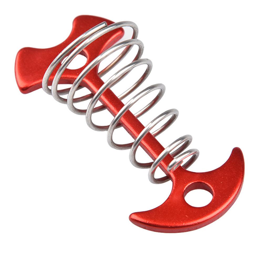 

Camping Floor Spring Nails Outdoor Awning Tent Fixed Hook Buckle (Red), 501 Original