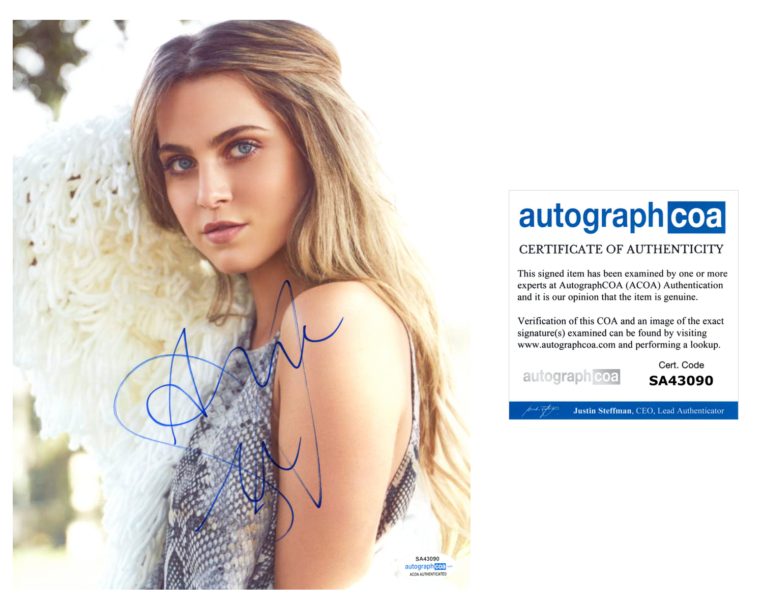 Anne Winters Signed Autographed 8x10 Photo Poster painting 13 Reasons Why Actress ACOA COA