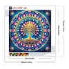 Mandala Baum des Lebens - speziell geformtes Diamond Painting - 30*30cm