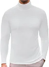 Ekouaer Men's Turtleneck Long Sleeve Turtle Neck Shirts Basic Lightweight Undershirt Thermal Pullover Sweater S-XXL