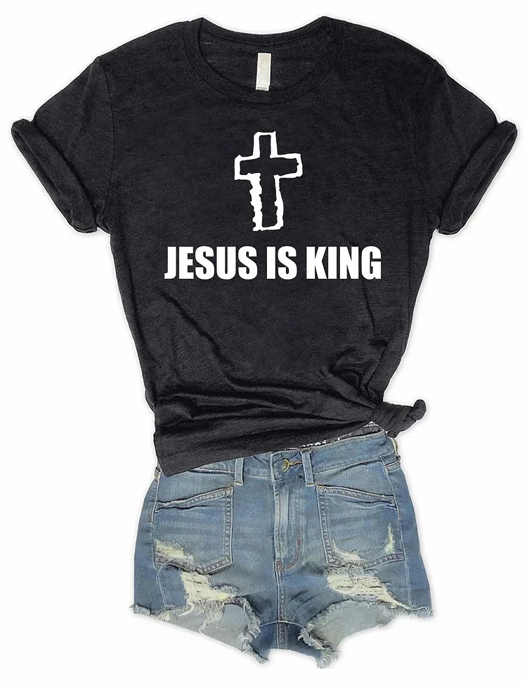 Bestdealfriday Jesus Is The King Ladies T-Shirt 9883600