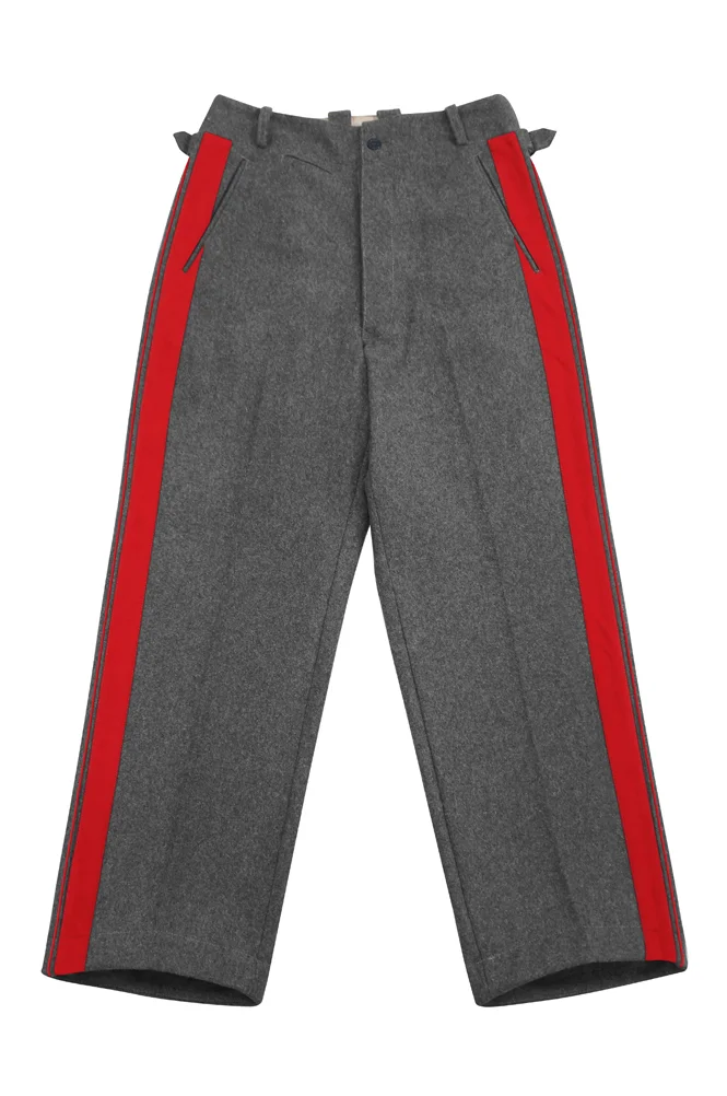   Wehrmacht German General Stone Grey Wool Straight Trousers German-Uniform