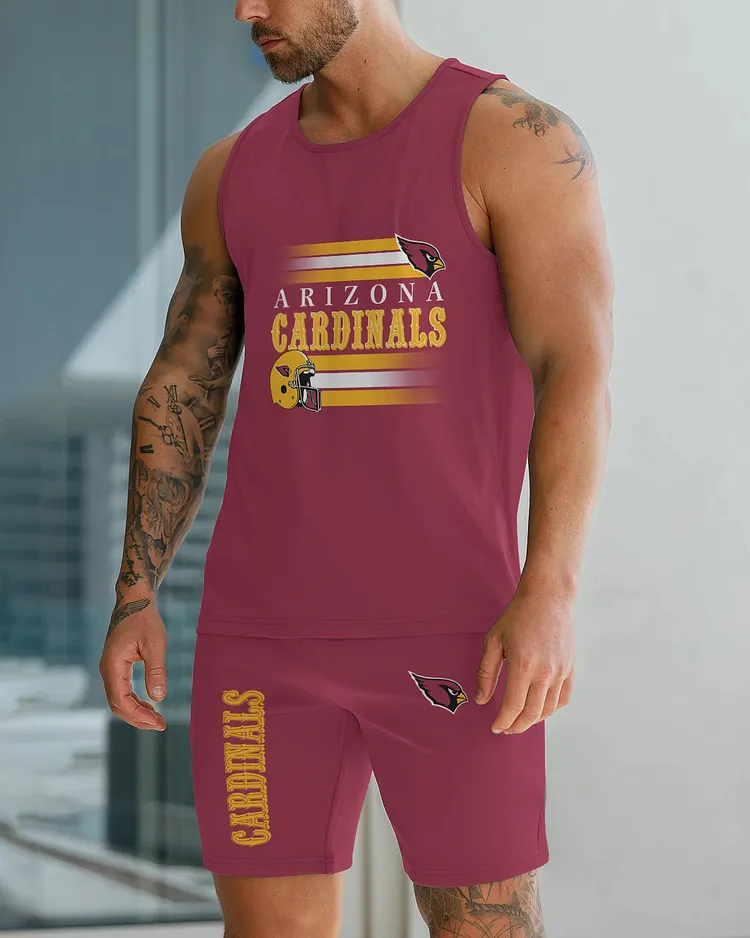Arizona Cardinals Limited Men's Tank Top And Shorts Set