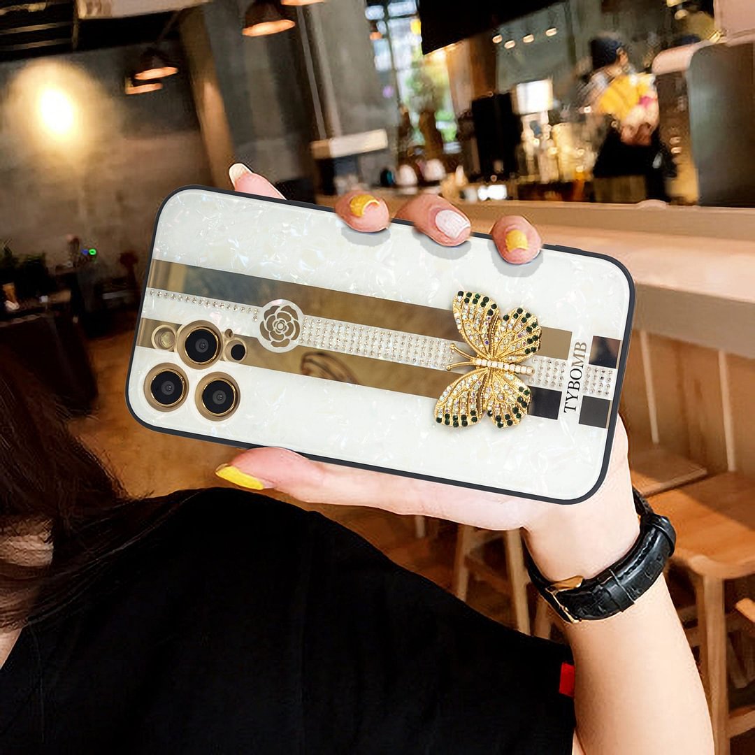 Shining Diamonds Butterfly Phone Case