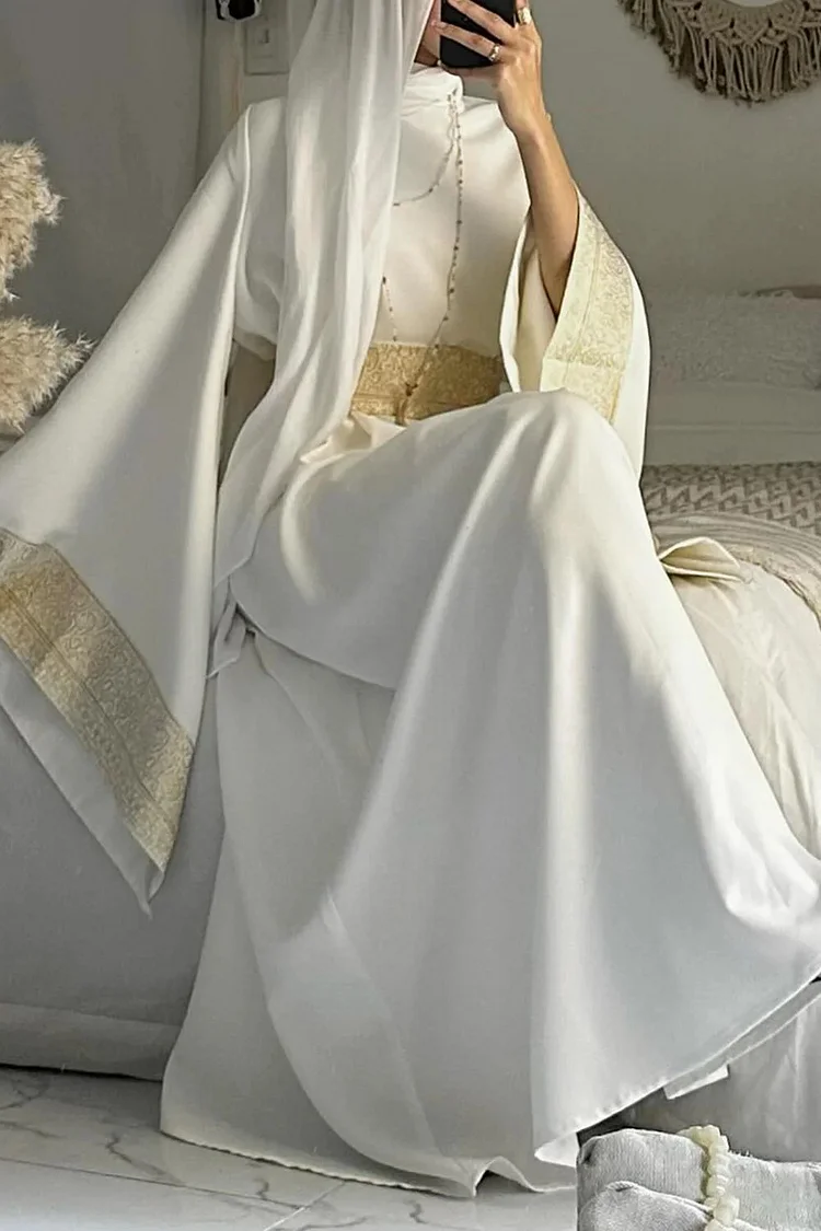sachin and babi light blue dress Refined elegance in women's clothing. 🥰 🔎Foil Print Tassel Hand-Embroidery  Bead Maxi Dresses Kaftan-White [Pre Order]  🔗https://www.vivichofficial.com/ #fall #vivich #maxidress #printdress  #casual #whitedress #vacation