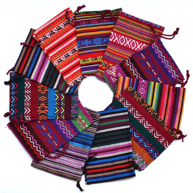 Retro Stripe Cotton Daily Gift Wrapping Supplies