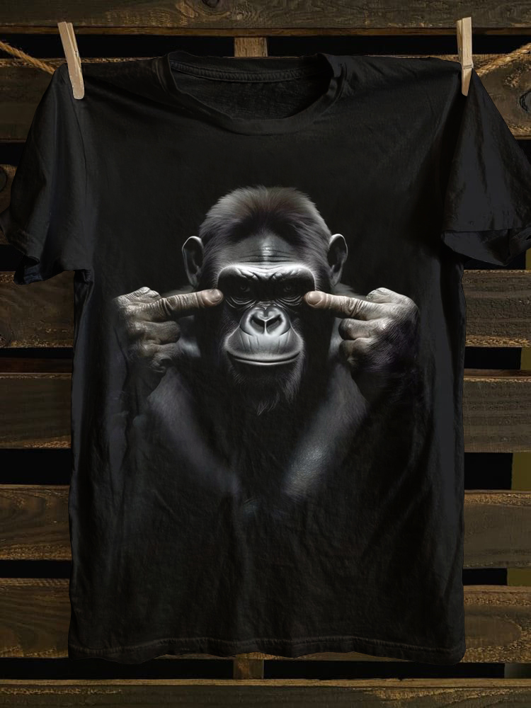 Orangutan With The Middle Finger T-shirt