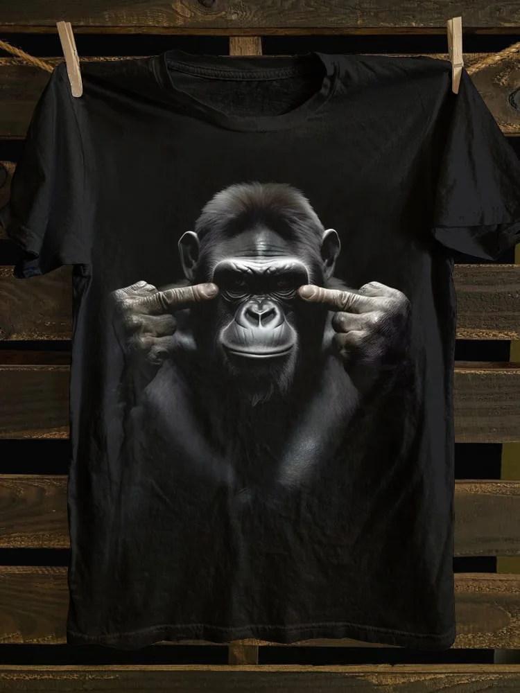 Teecade Teecade Orangutan With The Middle Finger T-shirt