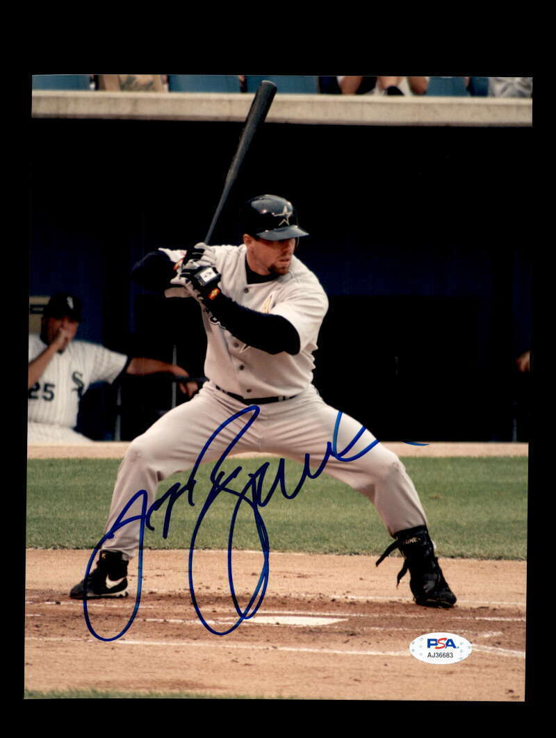 Jeff Bagwell PSA DNA Coa Signed 8x10 Photo Poster painting Astros Autographed