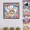 (Multistyle) Chat - Peinture Diamant En Forme Sp&eacute;ciale - 30 * 30CM