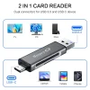 ChuanYu Card Reader USB3.0 Ultra-High Speed Integrated Multi-Function SD Card TF Card Suitable For MicroSDXC, MicroSDHC, SD, SDXC, SDHC, SD Card Suitable For Windows, Mac OS X, Android Device Storage Memory