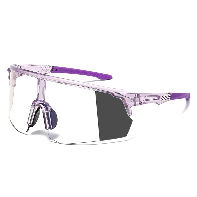Minimalist Gradient Color Ac Special-Shaped Mirror Full Frame Glasses